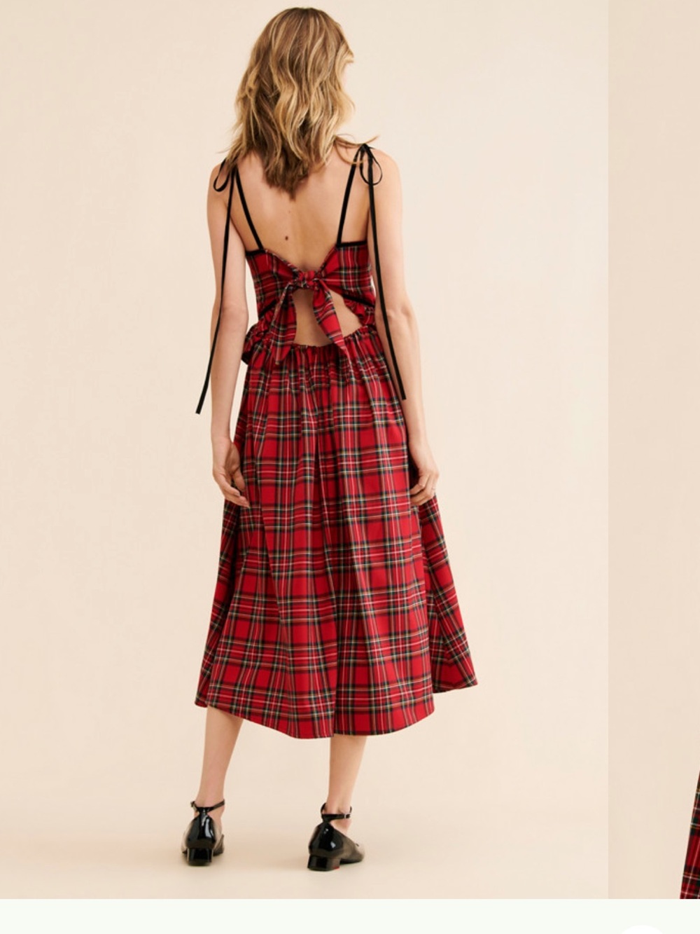 Eliza faulkner Tessa plaid midi dress - Picture 2 of 6